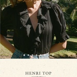 Doen henri top black xxs